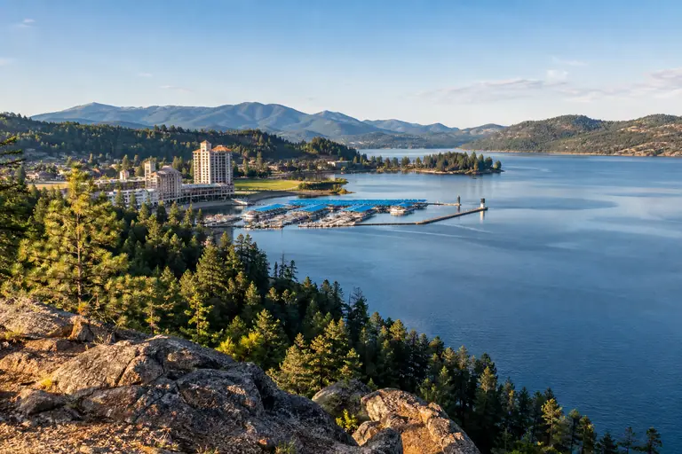 Photoreal editorial image for How Many Days Do You Need in Coeur d’Alene, Idaho?, inspired by Coeur d’Alene