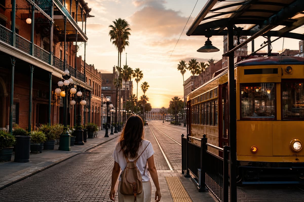 Photoreal editorial Tampa scene for How Many Days Do You Need in Tampa?