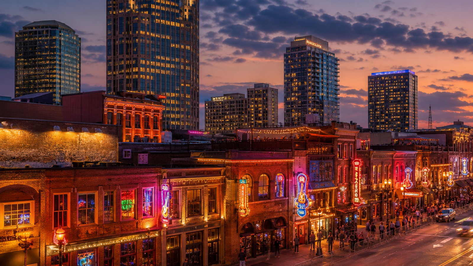 Photoreal editorial image for How to Do Nashville Without Letting Broadway Run the Whole Trip, inspired by Nashville