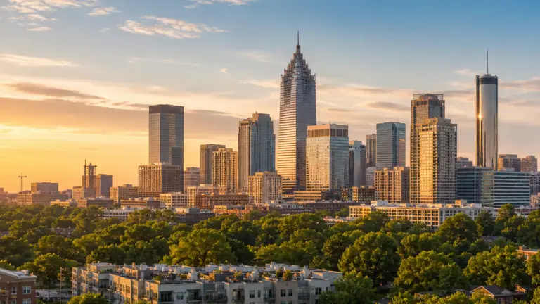 Photoreal editorial image for How to Plan Atlanta Around Neighborhoods, Not Highways, inspired by Atlanta