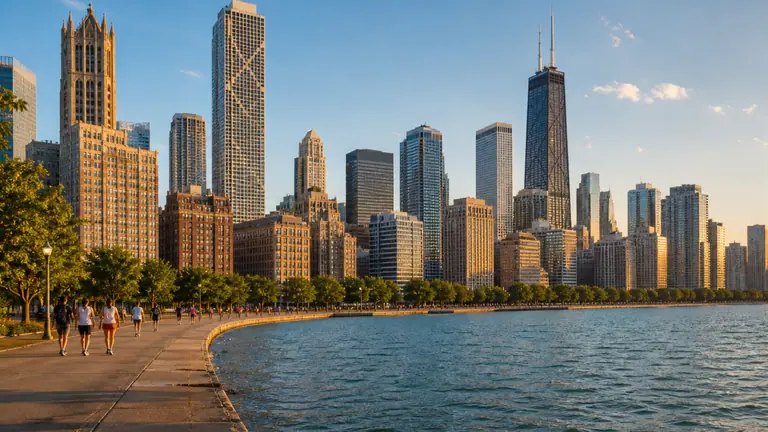 Photoreal editorial image for How to Plan Chicago if Weather Changes the Day, inspired by Chicago