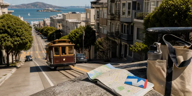 Photoreal editorial image for How to Plan San Francisco Without Turning It Into a Hill and Transit Marathon, inspired by San Francisco