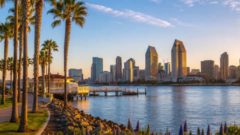 Photoreal editorial image for Should Your San Diego Trip Stay Downtown or Lean Coastal?, inspired by San Diego