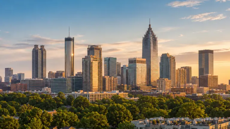 Photoreal editorial image for What Kind of Atlanta Weekend Are You Actually Planning?, inspired by Atlanta