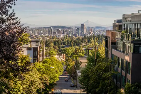 Photoreal editorial image for What Part of Portland Should Shape Your Stay?, inspired by Portland