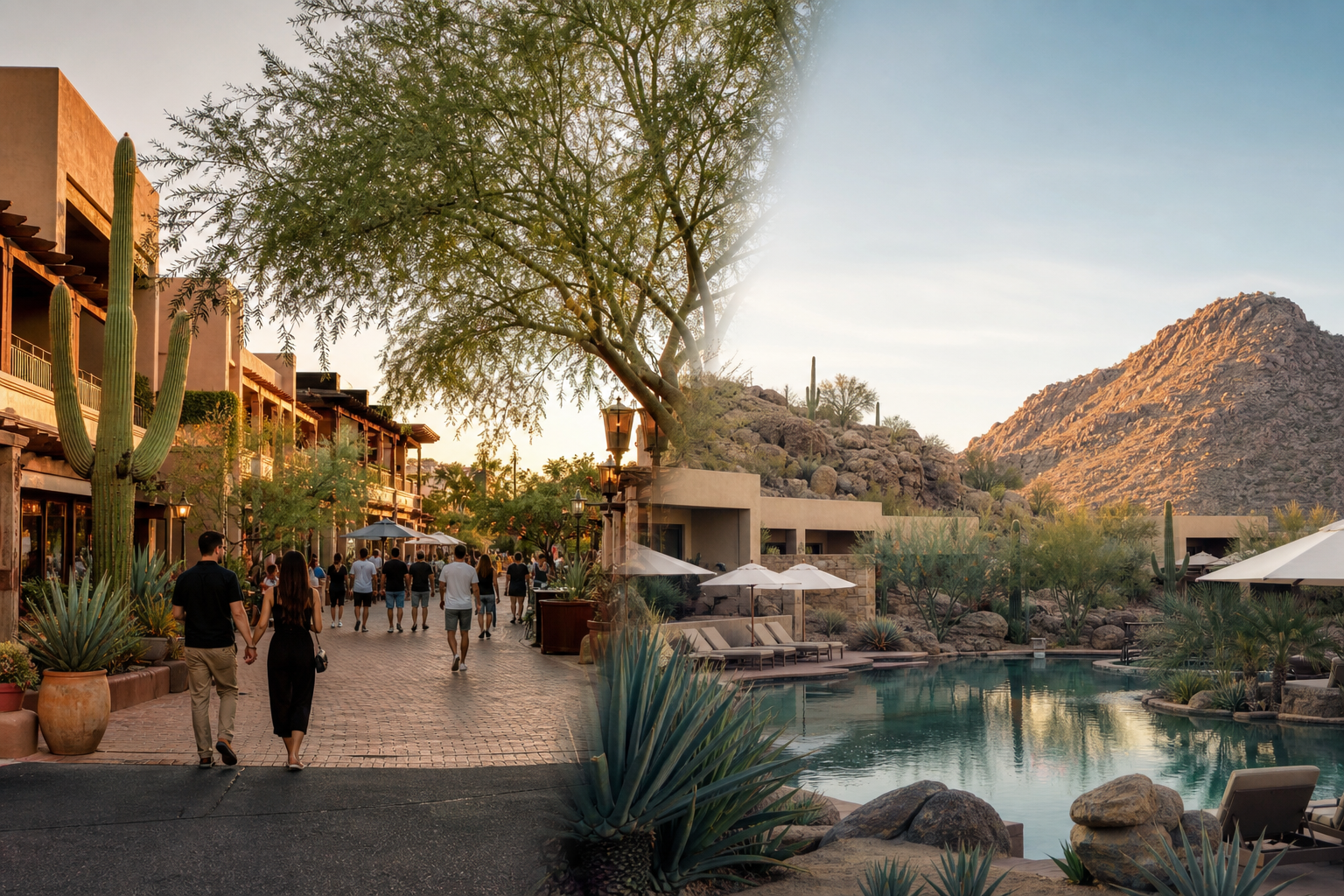 Photoreal editorial image for What Part of Scottsdale Should Shape Your Stay?, inspired by Scottsdale