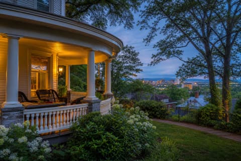 Photoreal editorial image for Where to Stay in Asheville: Downtown, Montford, or Grove Park?