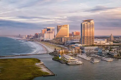 Photoreal editorial image for Where to Stay in Atlantic City: Boardwalk, North Beach, or Marina?