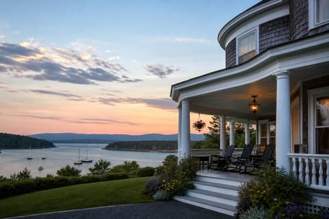 Photoreal editorial image for Where to Stay in Bar Harbor: Downtown or Near Acadia?