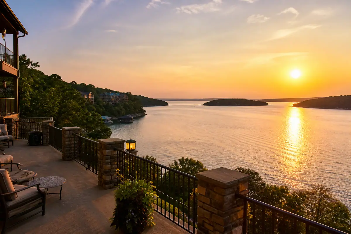 Photoreal editorial image for Where to Stay in Branson: The Strip, Downtown, or the Lake?