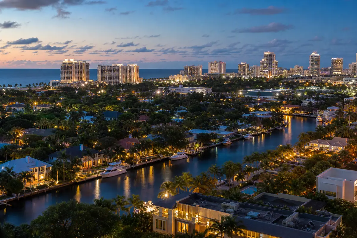 Photoreal editorial image for Where to Stay in Fort Lauderdale: Beach, Las Olas, or Downtown?