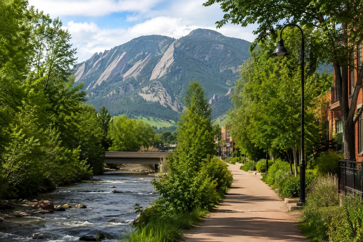 Travel-editorial view for Boulder First Trip Plan: Flatirons, Pearl Street, and a Shorter Map