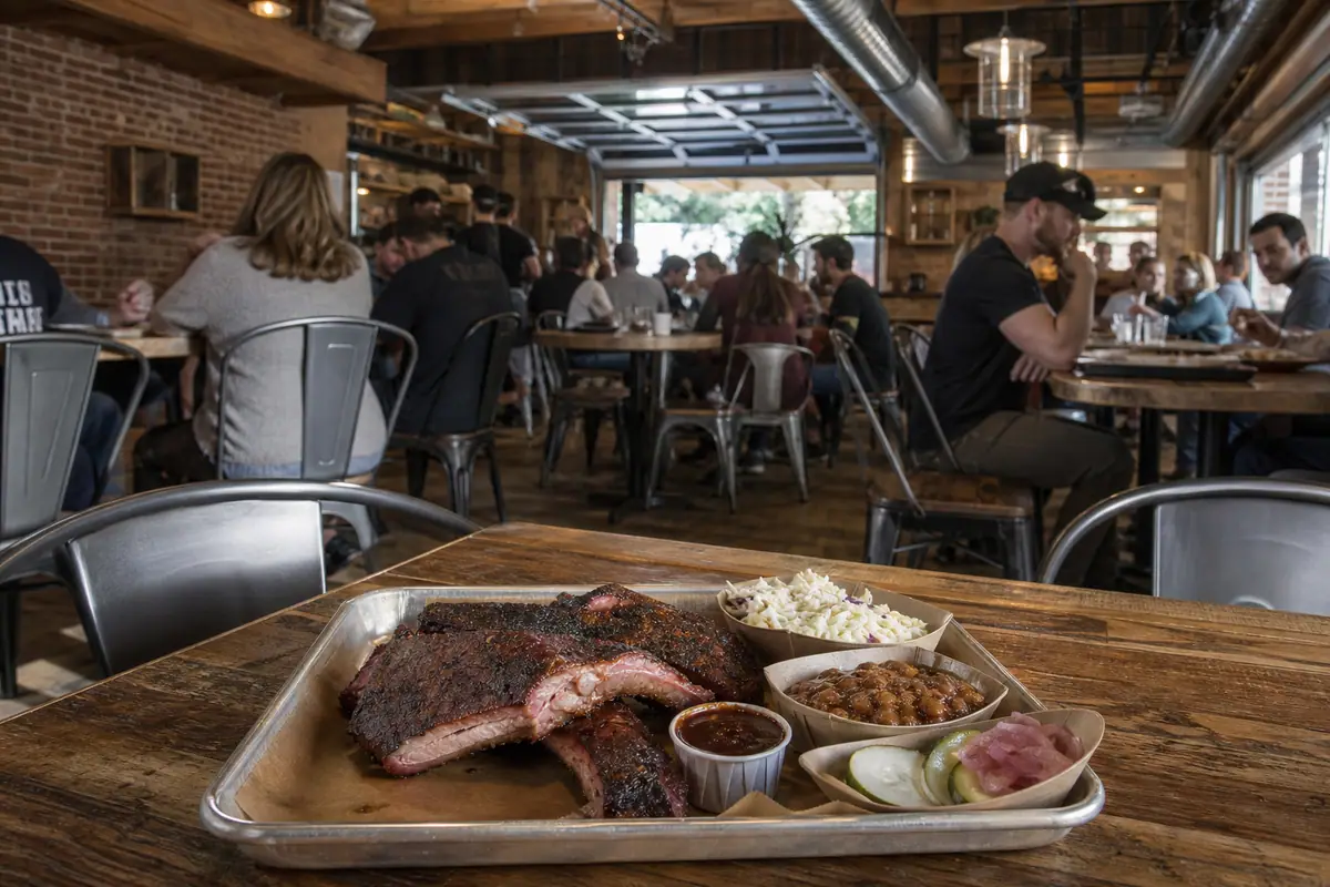 Photoreal view of 12 Bones Smokehouse in Asheville