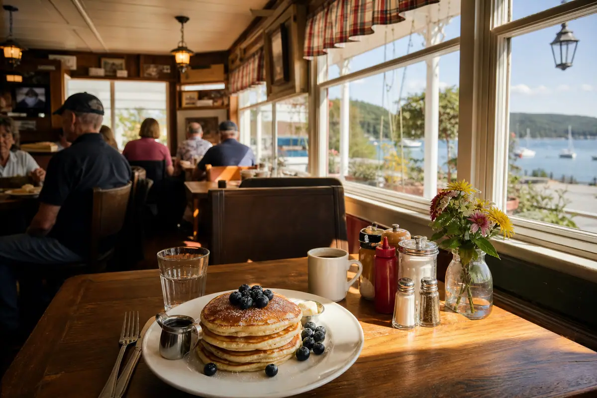 Photoreal view of Jeannie’s Great Maine Breakfast in Bar Harbor, Maine