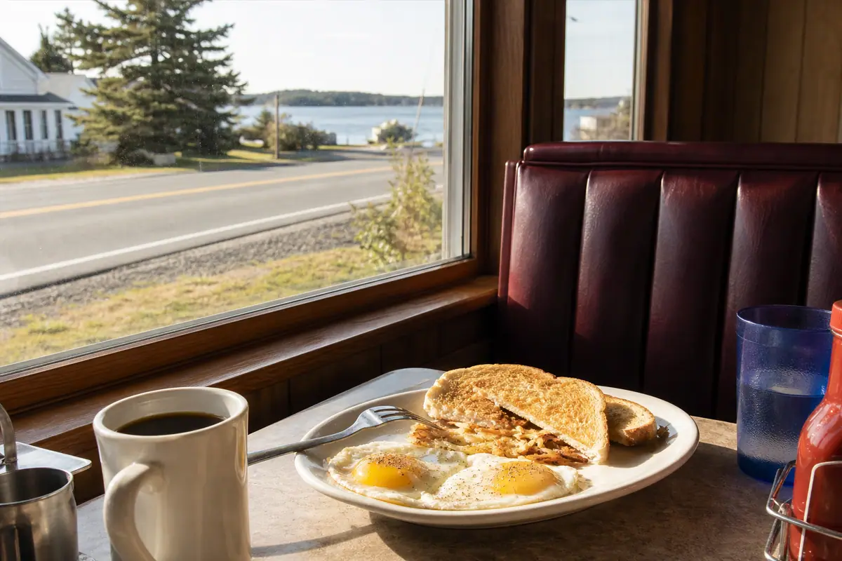 Photoreal view of Mother’s Kitchen in Bar Harbor, Maine