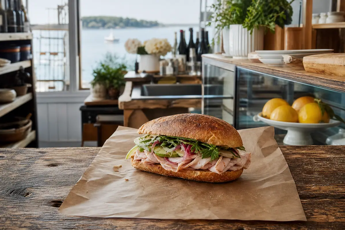 Photoreal view of Peekytoe Provisions in Bar Harbor, Maine