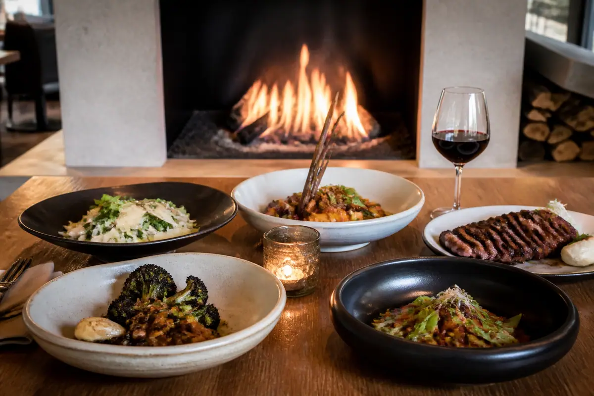 Photoreal editorial view of BOSA Food & Drink in Bend, Oregon