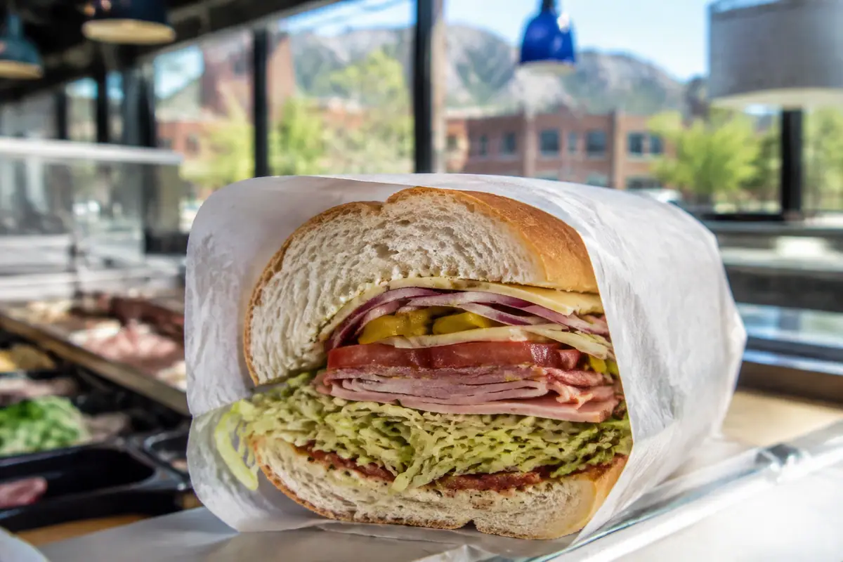 Travel-editorial view of Half Fast Subs in Boulder, Colorado