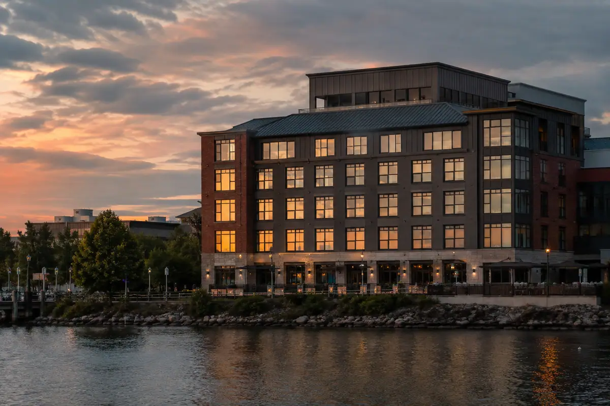 Travel-editorial view of Hotel Vermont in Burlington, Vermont