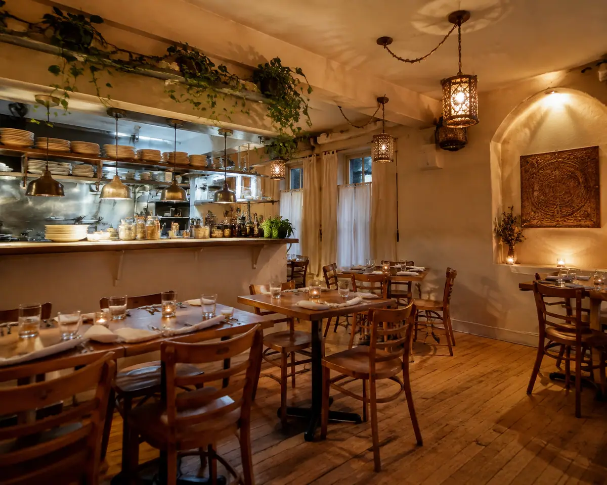 Travel-editorial view of Honey Road in Burlington, Vermont