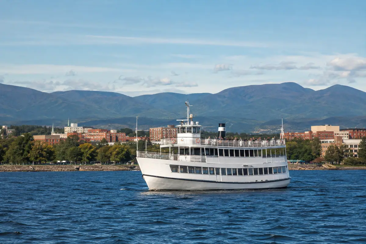 Travel-editorial view of Spirit of Ethan Allen Lake Cruise in Burlington, Vermont