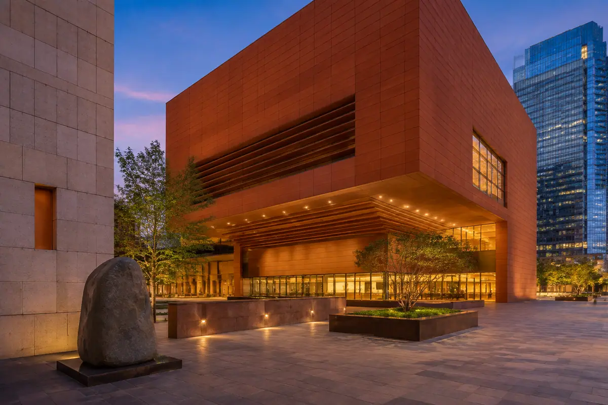 Photoreal modern architecture at Bechtler Museum of Modern Art in Charlotte