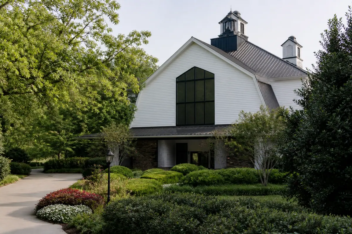 Photoreal view of Billy Graham Library in Charlotte