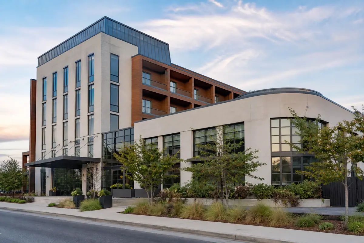 Photoreal view of Kinley Chattanooga Southside, a Tribute Portfolio Hotel in Chattanooga
