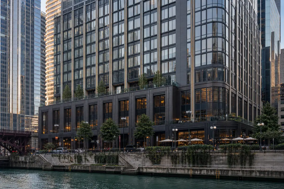 Photoreal Pendry Chicago luxury room