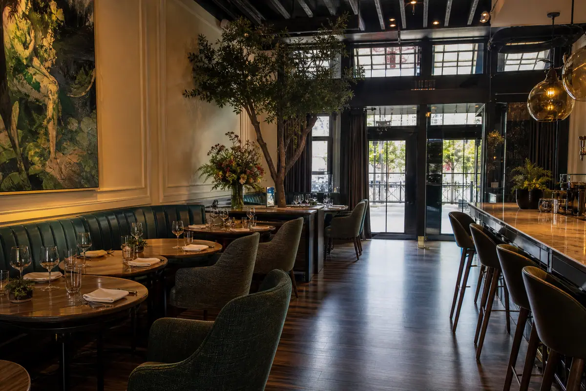 Photoreal view of Bouquet Restaurant in Cincinnati