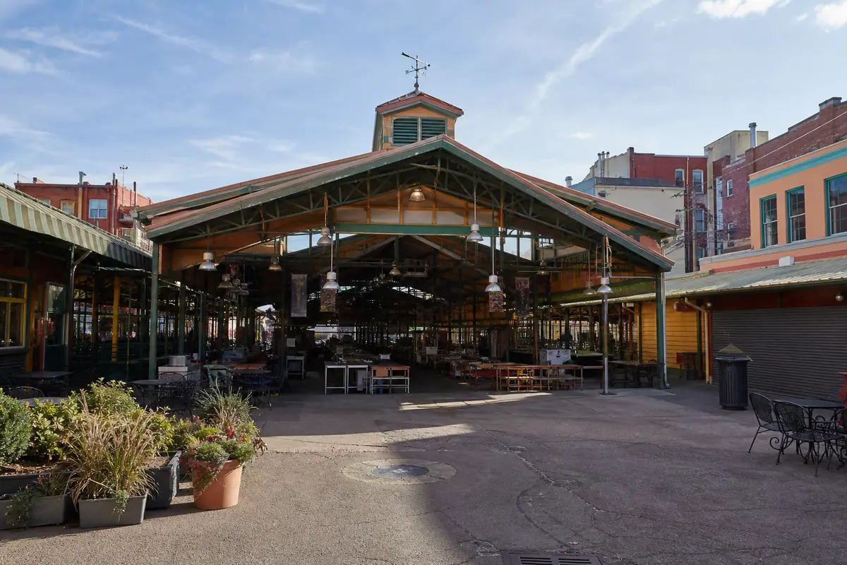 Photoreal view of Findlay Market in Cincinnati