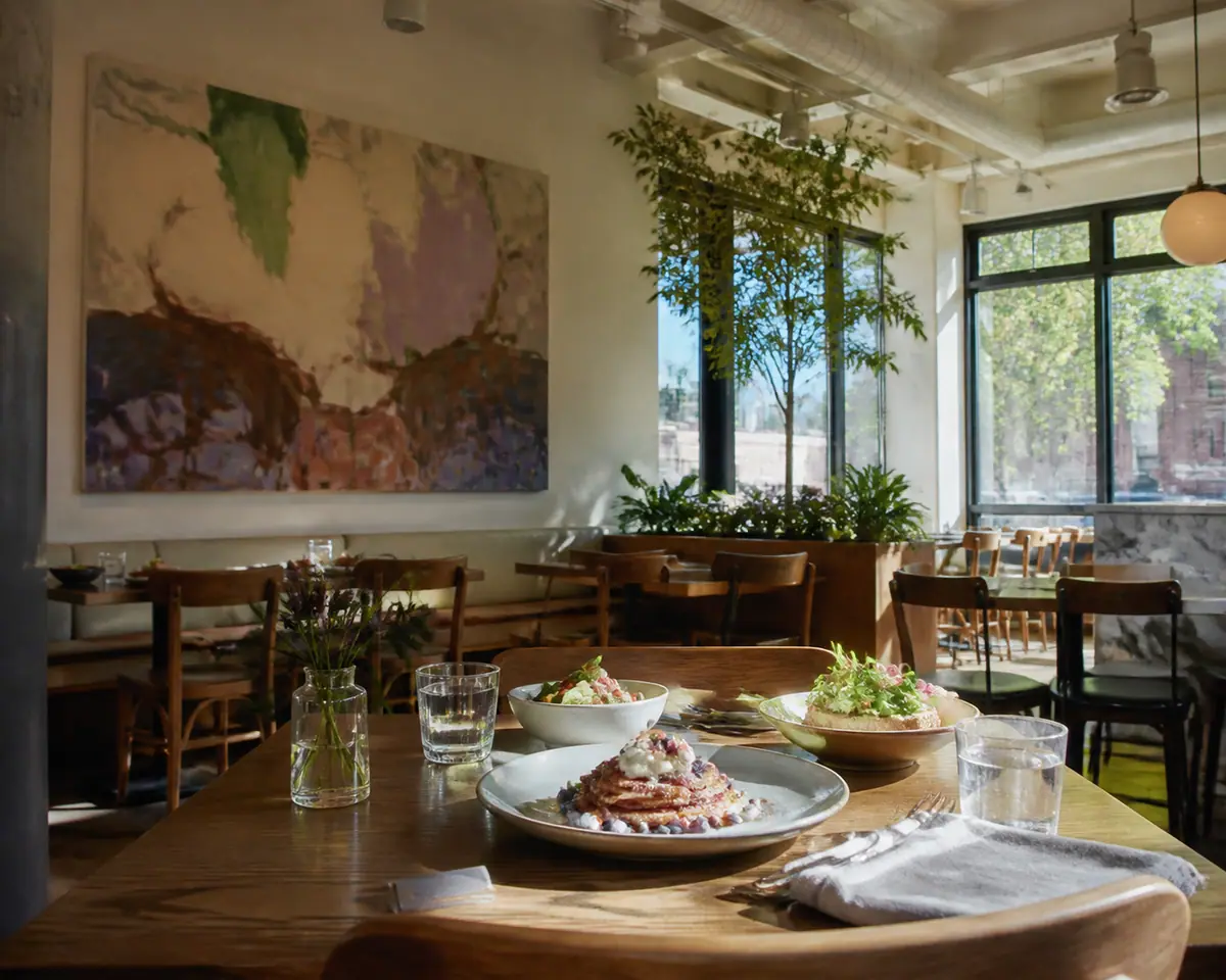 Photoreal view of Juneberry Table in Cleveland