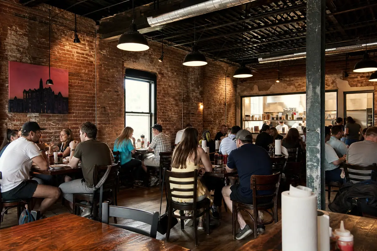 Photoreal view of Mabel's BBQ in Cleveland