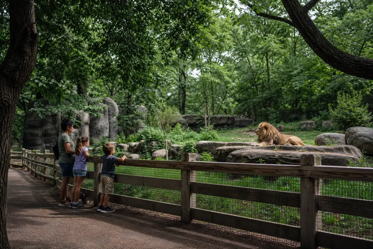 Photoreal view of Cleveland Metroparks Zoo in Cleveland