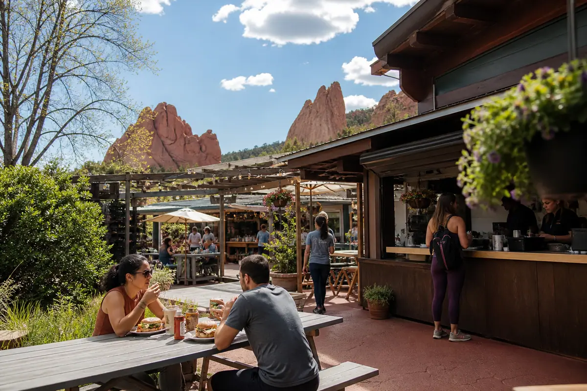 Photoreal view of Garden of the Gods Market and Cafe in Colorado Springs