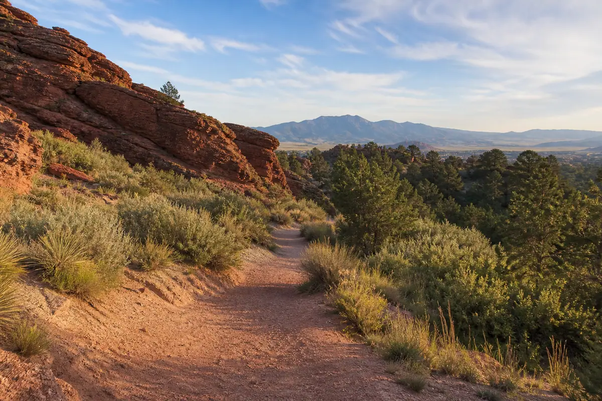 Photoreal view of Red Rock Canyon Open Space in Colorado Springs