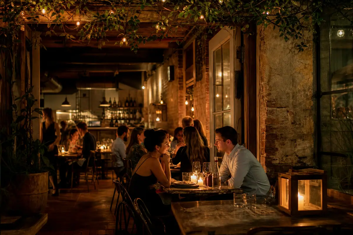 Photoreal classic pancake house dining room in Dallas with warm morning light