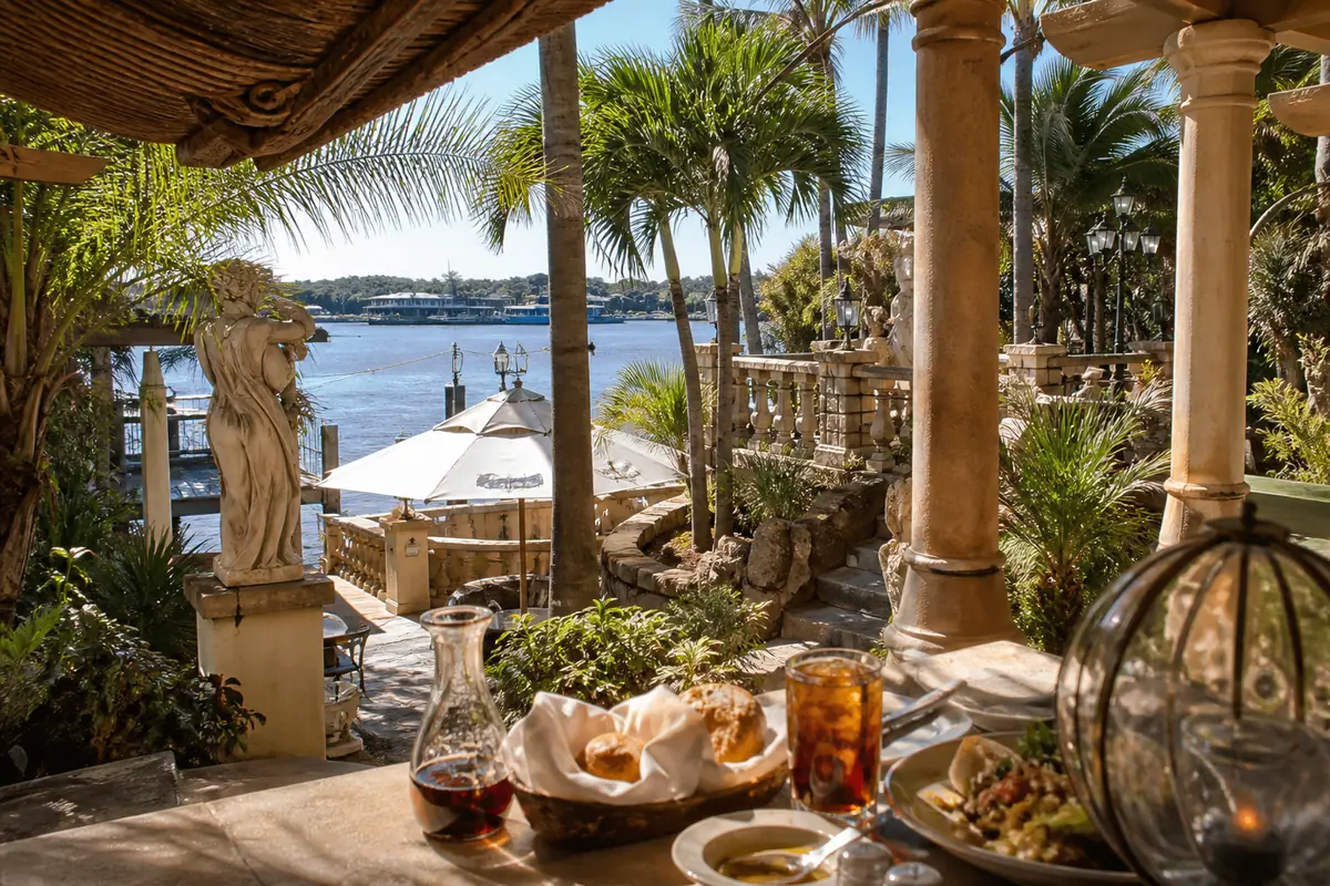 Photoreal travel-editorial view of The Garlic in Daytona Beach, Florida