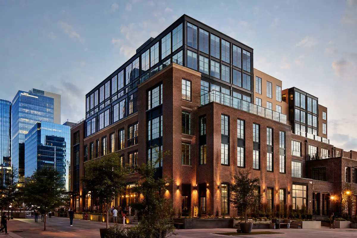 Photoreal exterior of The Maven Hotel in Denver