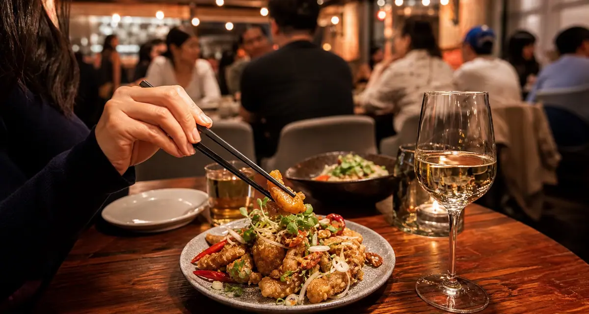 Photoreal dining scene representing Hop Alley in Denver