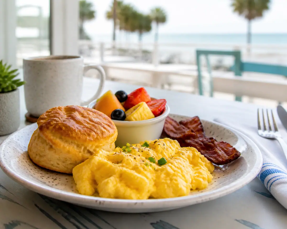 Photoreal travel-editorial view of Crackings. in Destin, Florida