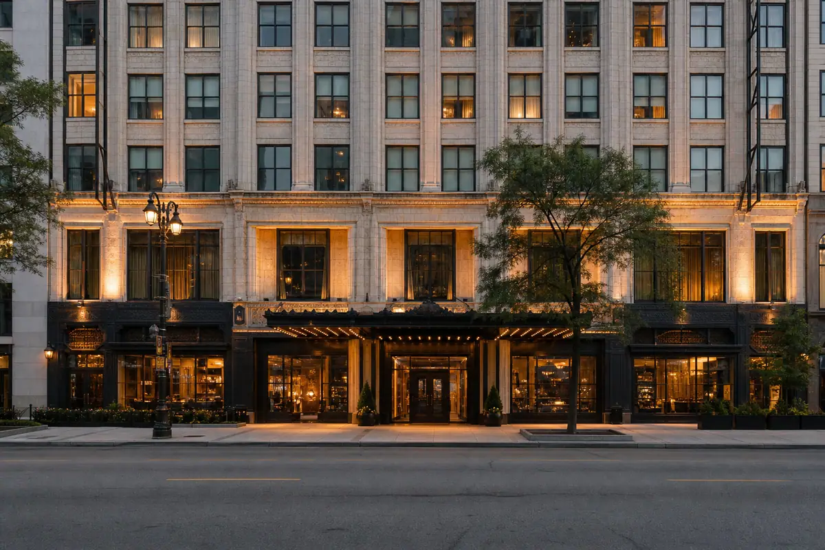 Photorealistic view of Shinola Hotel in Detroit