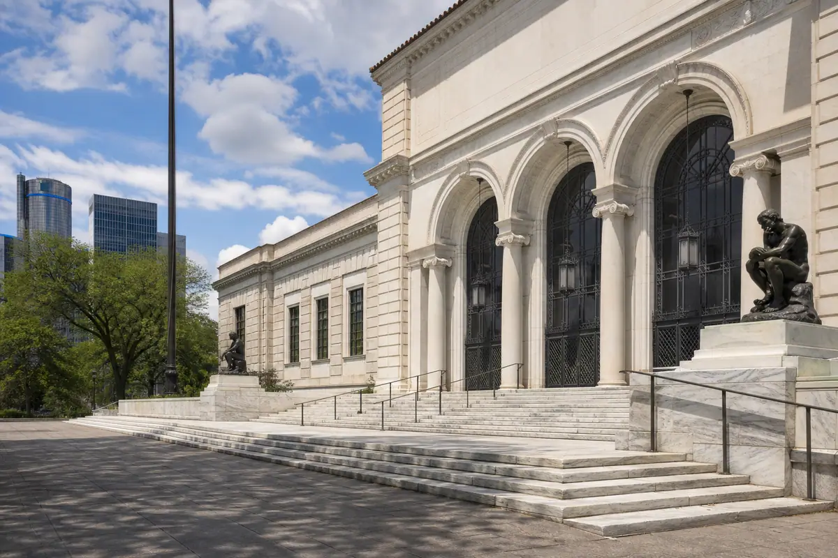 Photorealistic view of Detroit Institute of Arts in Detroit