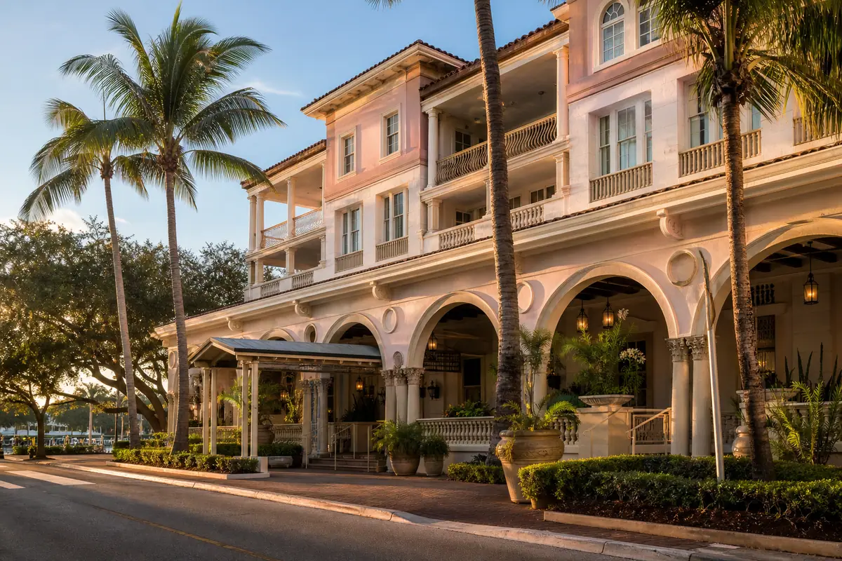 Photoreal view of The Riverside Hotel in Fort Lauderdale