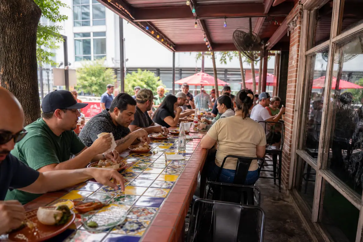 Photoreal editorial view of Taco Heads in Fort Worth, Texas