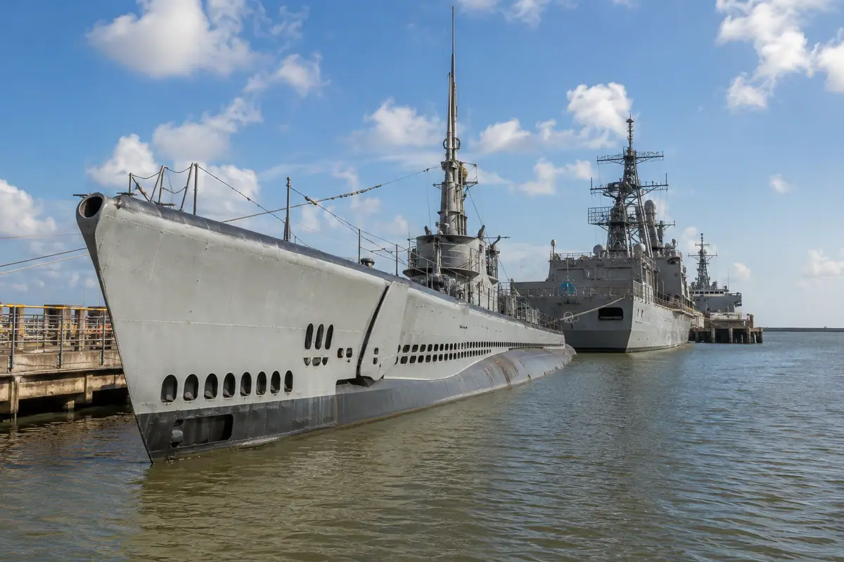 Photoreal historic naval vessels at the Galveston Naval Museum