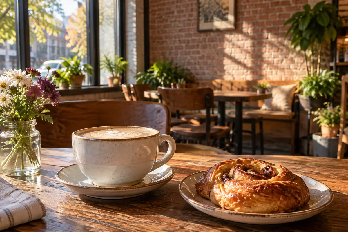 Photorealistic view of Lucy’s Cafe in Grand Rapids