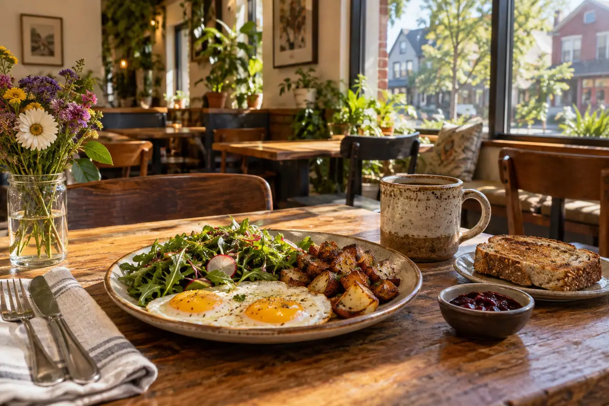 Photorealistic view of Real Food Cafe in Grand Rapids