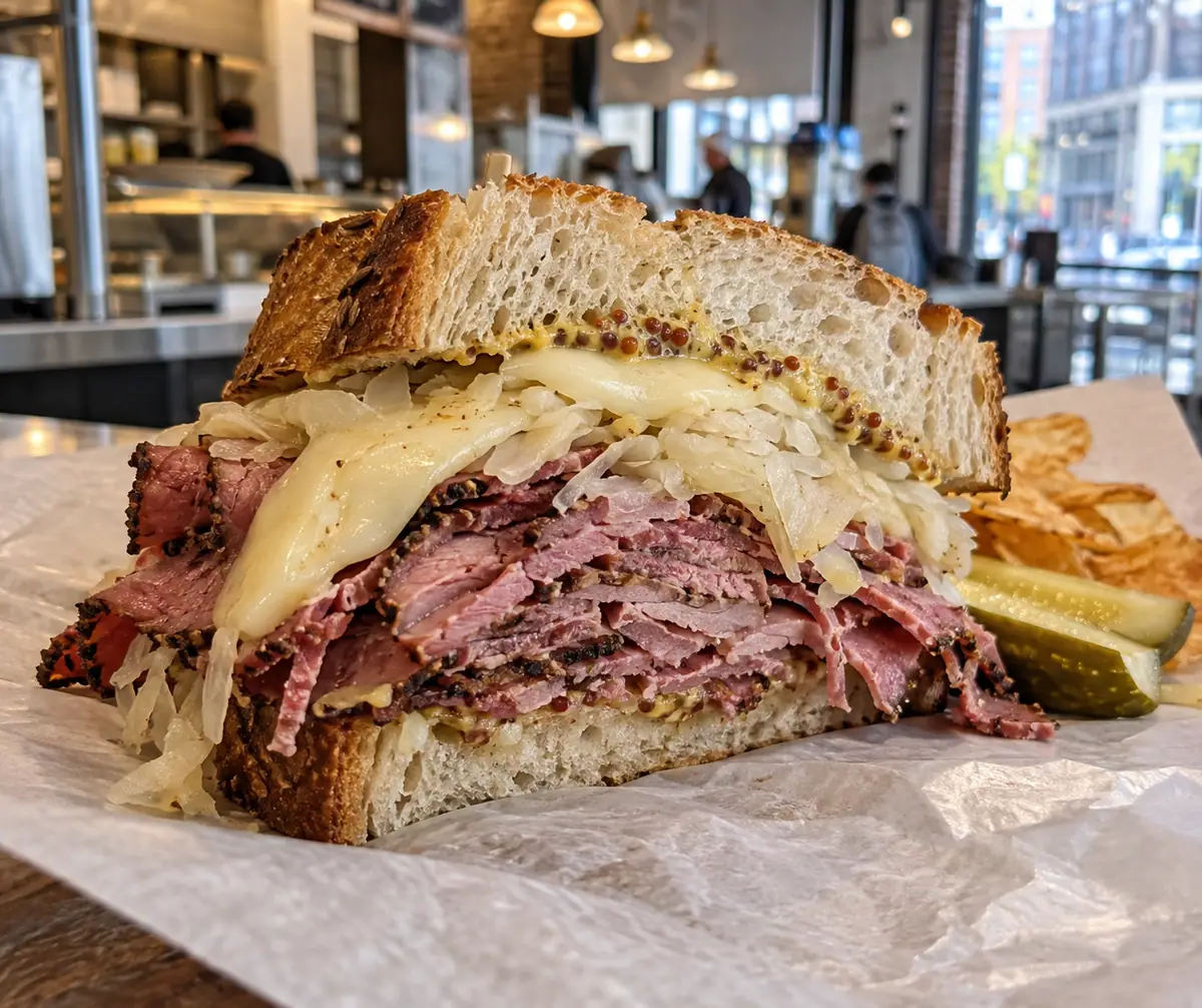 Photorealistic view of Two Beards Deli in Grand Rapids
