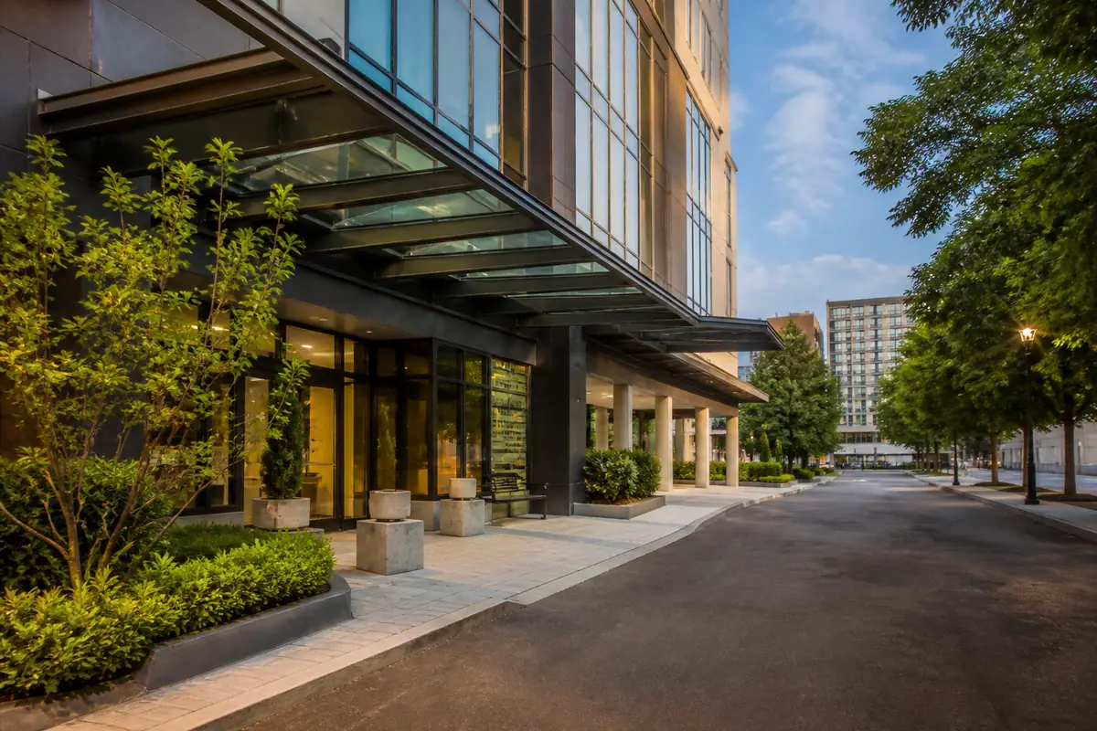 Photoreal exterior or lobby view of Hyatt Place Greenville Downtown in Greenville